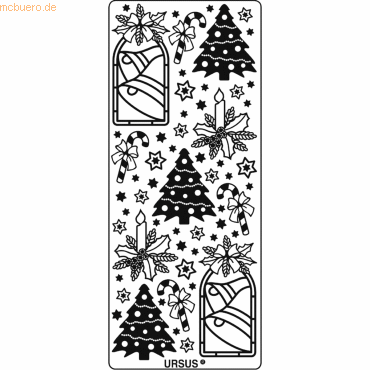 4008525649328 - Hologramm-Kreativsticker 10x23cm Motiv 62 VE=5 Stück gold 4008525649328 - Hologramm-Kreativsticker 10x23cm Motiv 62 VE=5 Stück gold