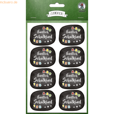4008525243090 - 5 x Sticker Schulbeginn VE=74 Sticker sortiert