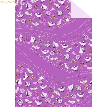 4008525119562 - Designkarton Glory brombeer 200g qm A4 VE=5 Blatt Motiv