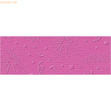 4008525697206 - Prägekarton Elegance 220g qm 23x32cm VE=5 Blatt Party pink