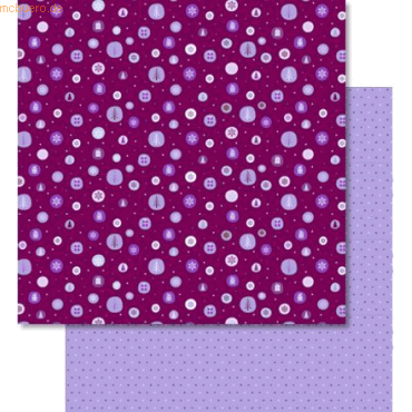 4008525097884 - Scrapbook Paper Winterzauber flieder brombeer 12x12 Zoll V 4008525097884 - Scrapbook Paper Winterzauber flieder brombeer 12x12 Zoll V