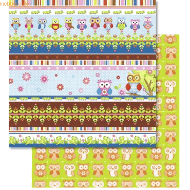 4008525129677 - Scrapbook Paper Premium Glitter 305x305cm VE=5 Blatt Mot