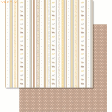 4008525727354 - Scrapbook Paper Classic Christmas creme braun12x12 Zoll VE