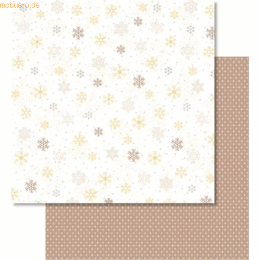 4008525727392 - Scrapbook Paper Classic Christmas creme braun12x12 Zoll VE