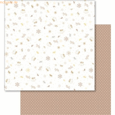 4008525727415 - Scrapbook Paper Classic Christmas creme braun12x12 Zoll VE 4008525727415 - Scrapbook Paper Classic Christmas creme braun12x12 Zoll VE