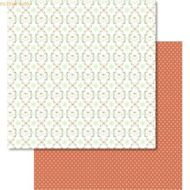 4008525727521 - Scrapbook Paper Classic Christmas rot grün12x12 Zoll VE=25