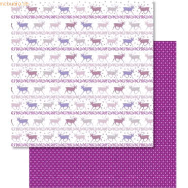 4008525727781 - Scrapbook Paper Classic Christmas flieder brombeer 12x12 Z 4008525727781 - Scrapbook Paper Classic Christmas flieder brombeer 12x12 Z