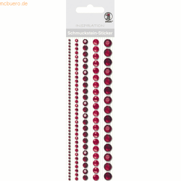 4008525117568 - 5 x Schmucksteinsticker Bordüren rund VE=5 Stück 5 Größen