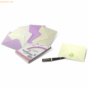 4008525046929 - Briefumschläge C6 pastellfarben sortiert VE=25 Stück
