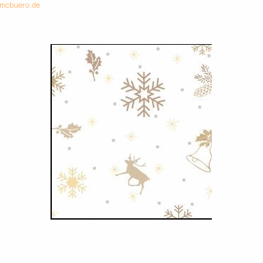 4008525726807 - 5 x Transparentpapier Rolle 115 g qm 50x61cm Classic Chris