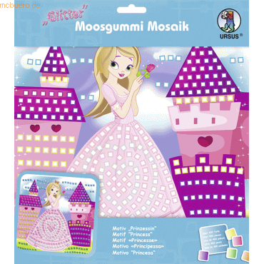 4008525202028 - Moosgummi Mosaik Glitter Prinzessin