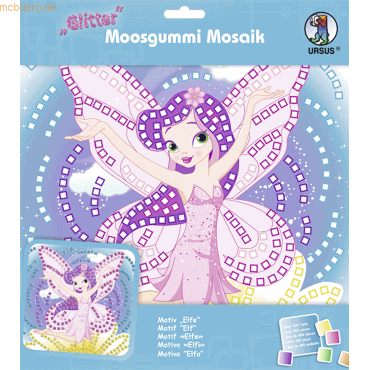 4008525202042 - Moosgummi Mosaik Glitter Elfe