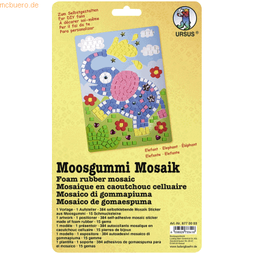 4008525733416 - Moosgummi Mosaik Elefant 4008525733416 - Moosgummi Mosaik Elefant