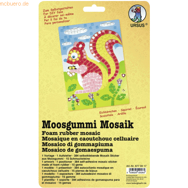 4008525129264 - Moosgummi Mosaik Eichhörnchen