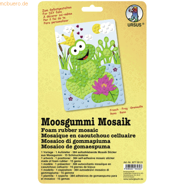 4008525165323 - Moosgummi Mosaik Frosch