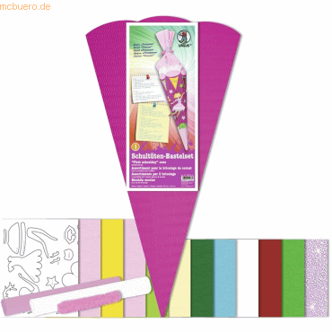 4008525141365 - Schultüten-Bastelset 68cm Prinzessin 1