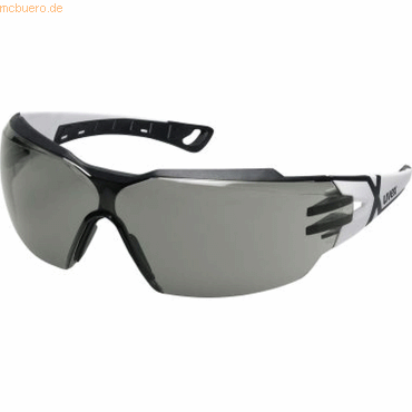 Uvex Schutzbrille pheos cx2 weiß/schwarz