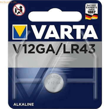 Varta Knopfzelle LR43/186