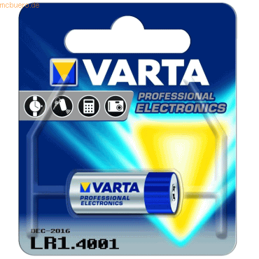Varta Batterie Professional Electronics Lady 1,5V LR1