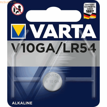Varta Knopfzelle V10GA 1,5V 50mAh