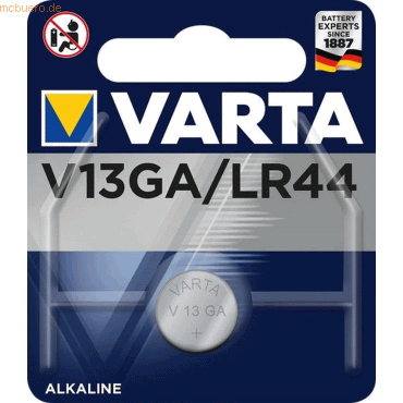 Varta Knopfzellle V13GA 1,5V 125mAh