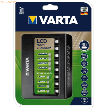 Varta Batterieladegrät LCD Multi Charger+