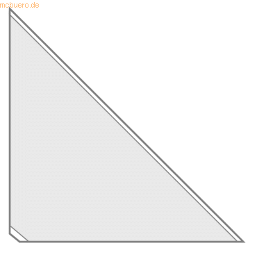Veloflex Dreiecktaschen Velocoll selbstklebend 17x17cm VE=8 Stück