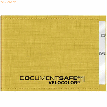 4000225069352 - VELOFLEX Kreditkartenhüllen Document Safe® VELOCOLOR® 90 x 63 gelb