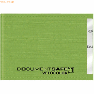 4000225069413 - VELOFLEX Kreditkartenhüllen Document Safe® VELOCOLOR® 90 x 63 grün