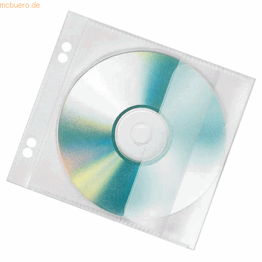 Veloflex CD Hüllen für 1 CD transparent