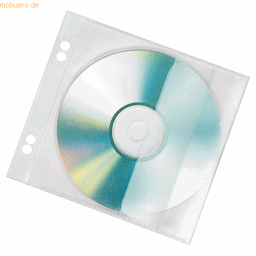 4000225436611 - CD DVD-Hüllen f1CD mit Laschenverschluß 145x185mm  4000225436611 Veloflex