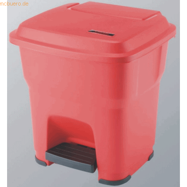 4023103163324 - Abfallbehälter Hera mit Pedal 35l rot