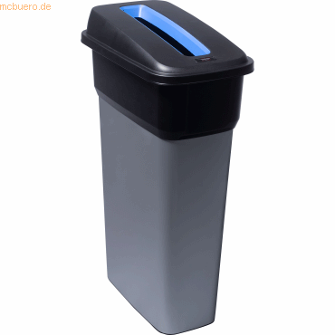 4023103170391 - Abfallbehälter Geo 55l für Papier metallic schwarz blau