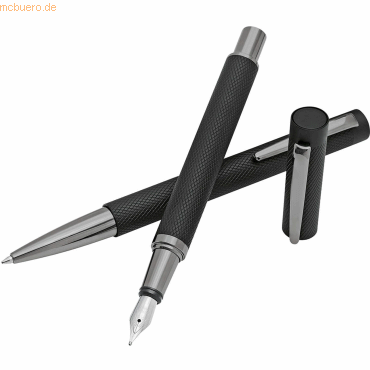 4003801858296 - Schreibset Signero Kugelschreiber Füllhalter schwarz im Metalletu 4003801858296 - Schreibset Signero Kugelschreiber Füllhalter schwarz im Metalletu