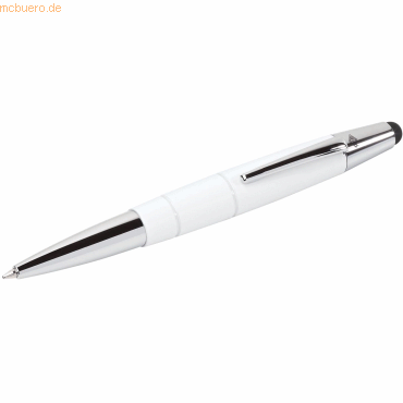 4003801805184 - Kugelschreiber Pioneer mit Touchpen weiß