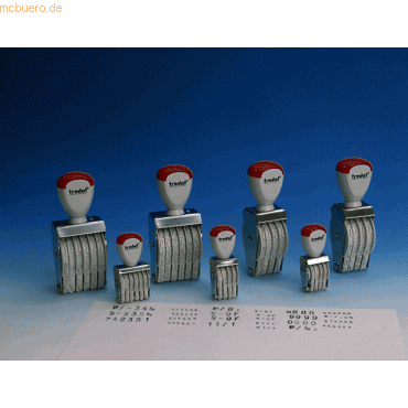 0092399148869 - Ziffernstempel 6-stellig Abdruckmaße 5 x 27 mm 0092399148869 - Ziffernstempel 6-stellig Abdruckmaße 5 x 27 mm