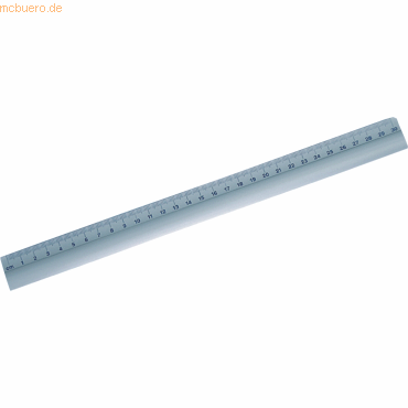 4003801782591 - WEDO Lineal 300 mm aus Aluminium rutschsichere Gummieinlage - seitlich im SB-Etui (52 5331)