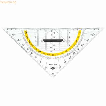 Wedo Geometrie-Dreieck mit abnehmbarem Griff 250mm