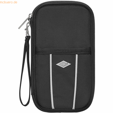 4003801861081 - Travel-Organizer WEDO Polyester mit Reißverschluss & Handschlaufe B144xT30xH231 mm schwarz 4003801861081 - Travel-Organizer WEDO Polyester mit Reißverschluss & Handschlaufe B144xT30xH231 mm schwarz