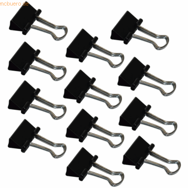 4003801727608 - Foldbackklammern 15mm VE=12 Stück schwarz 4003801727608 - Foldbackklammern 15mm VE=12 Stück schwarz
