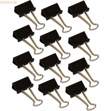 4003801019529 - Foldback-Klammer (B)25 mm Klemmweite 9 mm schwarz 4003801019529 - Foldback-Klammer (B)25 mm Klemmweite 9 mm schwarz
