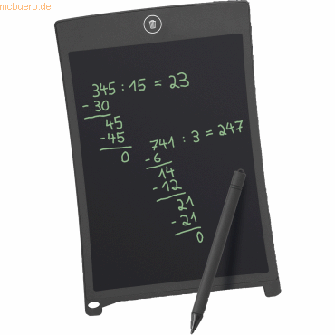 Wedo LCD-Schreibtafel Grafiktablet 8,5 Zoll LCD inklusive Batterie