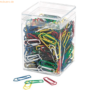 4003801807331 - Büroklammern lackiert 26mm Metall VE=500 Stück farbig sortiert 4003801807331 - Büroklammern lackiert 26mm Metall VE=500 Stück farbig sortiert