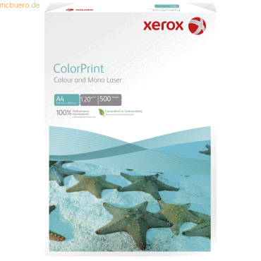 Xerox Farbkopierpapier ColorPrint A4 120g/qm weiß VE=500 Blatt