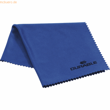 Brillenputztuch Mikrofaser 20x20cm blau