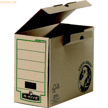 Archivbox R-Kive HxBxT 15x25,5x31,5 cm naturbraun