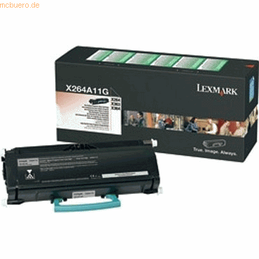 Lasertoner Lexmark X264A11G schwarz
