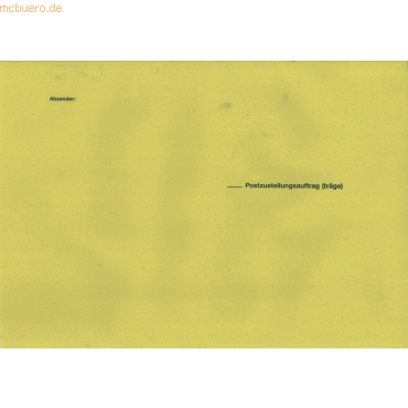 Postzustellung &Auml;u&szlig;erer Umschlag B4 VE=50 St&uuml;ck