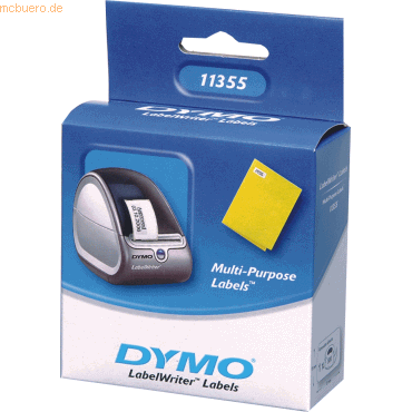 Etiketten Dymo 19x51mm weiß VE=500 Stück