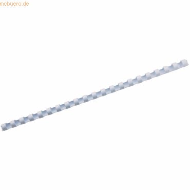 Plastikbinderücken 8mm 21 Ringe weiß VE=100 Stück
